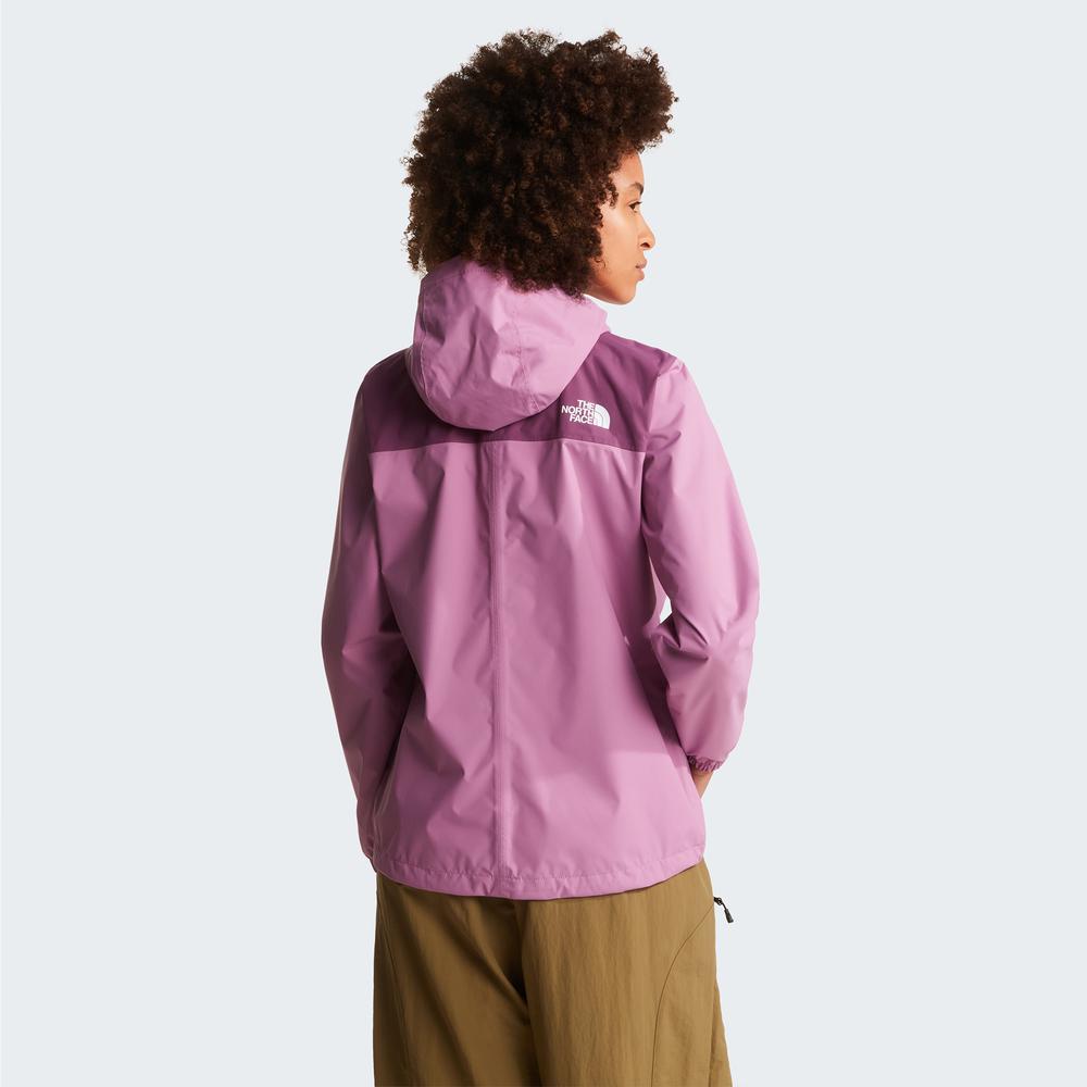 Bunda dámské The North Face Antora Rain Jacket 0A8BKDK221 - fialové