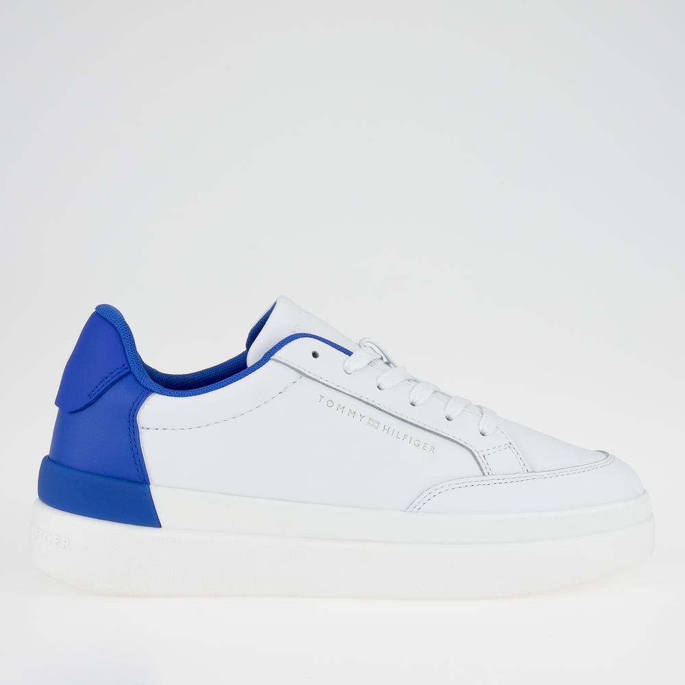 Boty Tommy Hilfiger Feminine Sneaker With Color Pop FW0FW06896-0LA - bílé