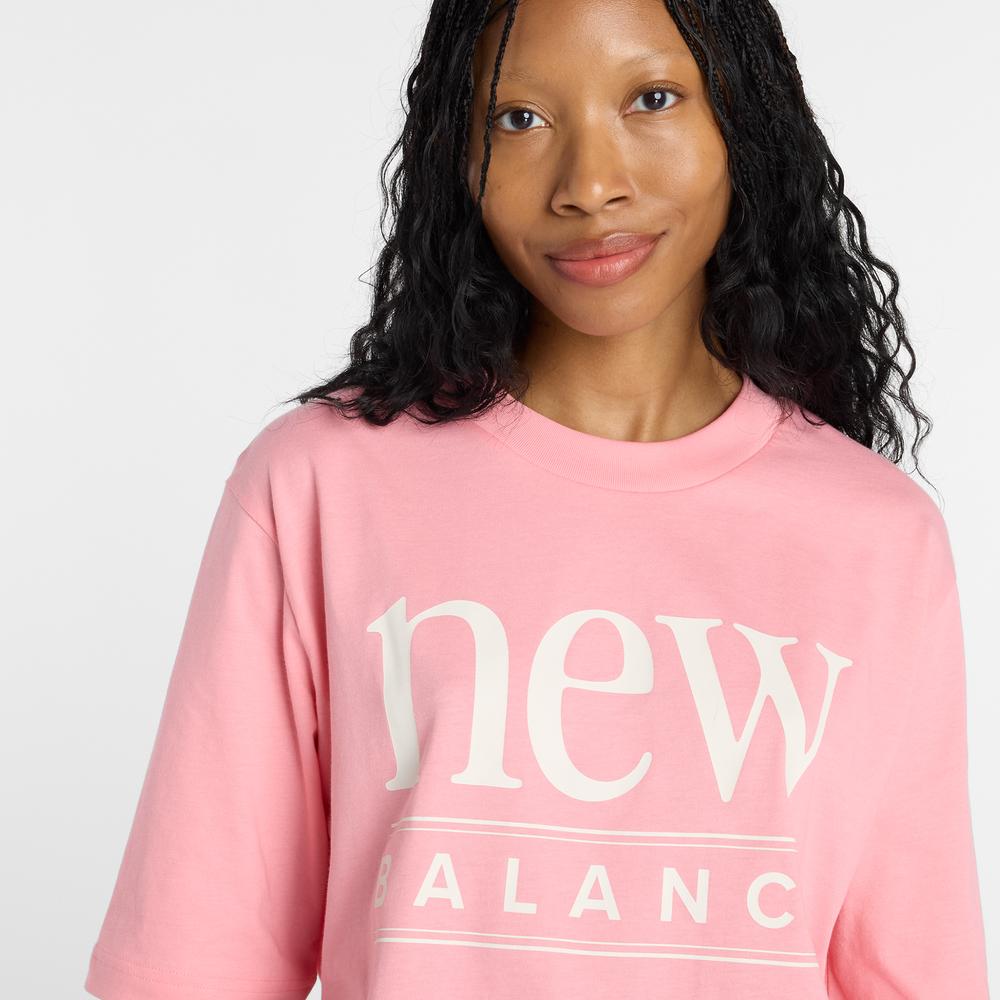Dámské tričko New Balance WT61V5OPAA6 - růžové
