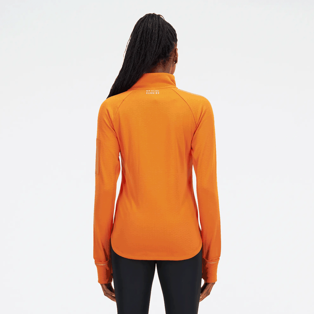 Dámská mikina New Balance WT23252CEN – oranžové