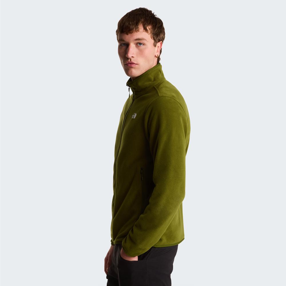 Pánská mikina The North Face Glacier Full-Zip Fleece 0A8D0RBRI1 - zelené