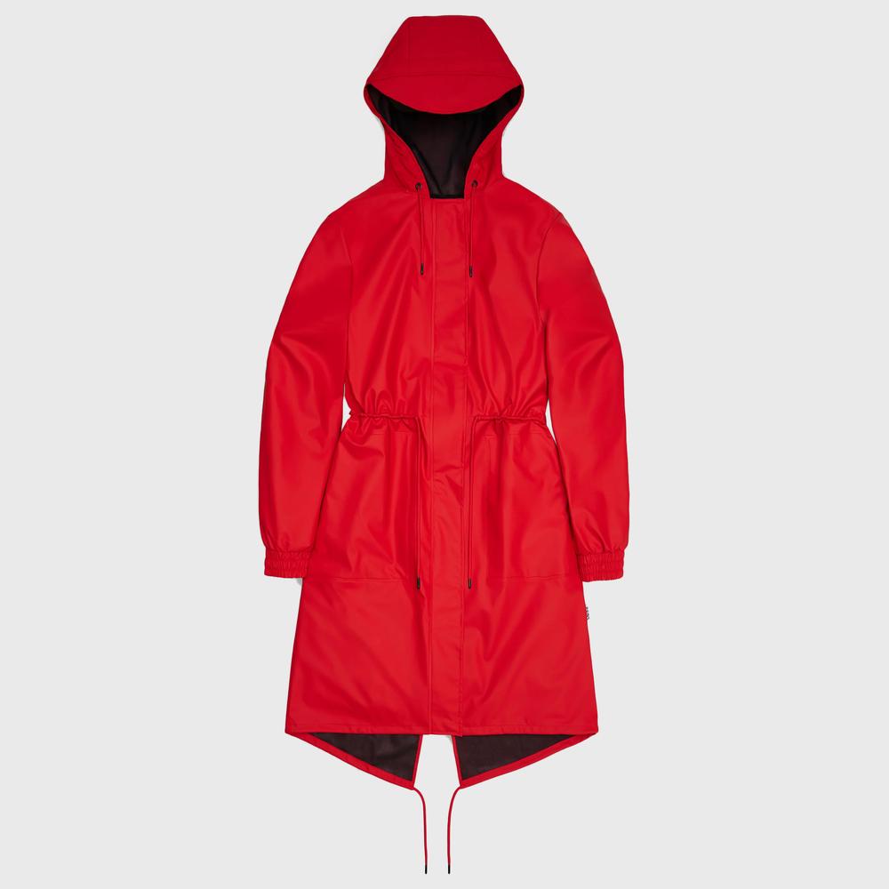 Bunda Rains String Parka W3 18550-12 - červené