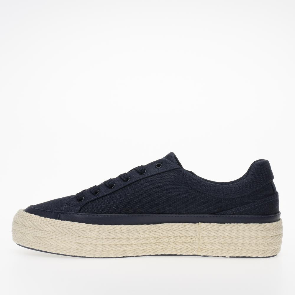Boty Tommy Hilfiger Vulc Sneaker Linnen FW0FW07673-DW6 - tmavě modrě