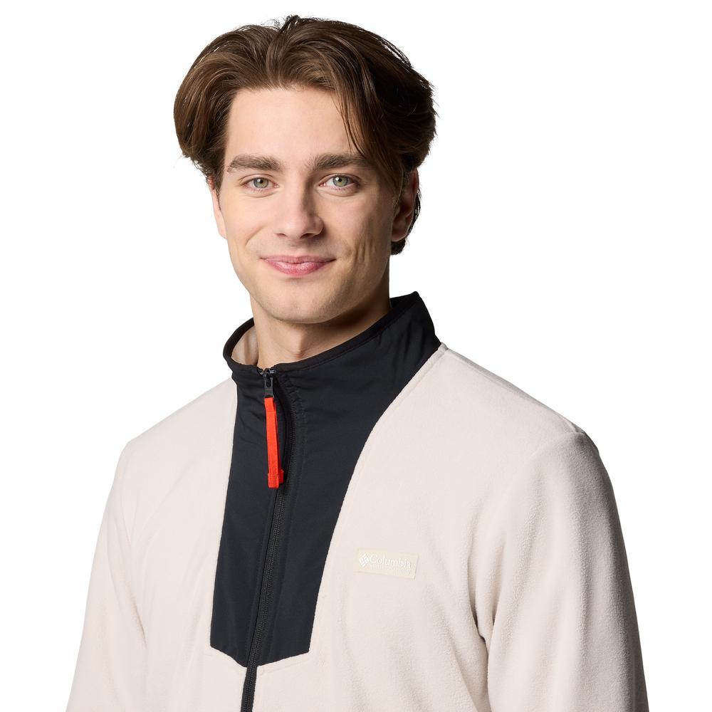 Pánská sportovní mikina Columbia Sequoia Grove Fleece 2095891277 - béžové