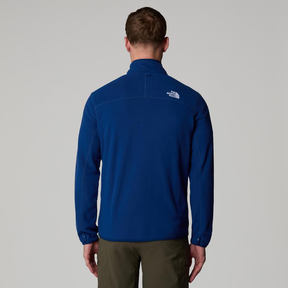 Pánská mikina The North Face 100 Glacier Full-Zip Fleece 0A855XD1R1 - tmavě modrě