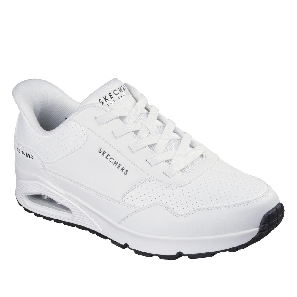 Pánské boty Skechers Slip-ins: Uno Banksia Luxe 183023WHT - bílé
