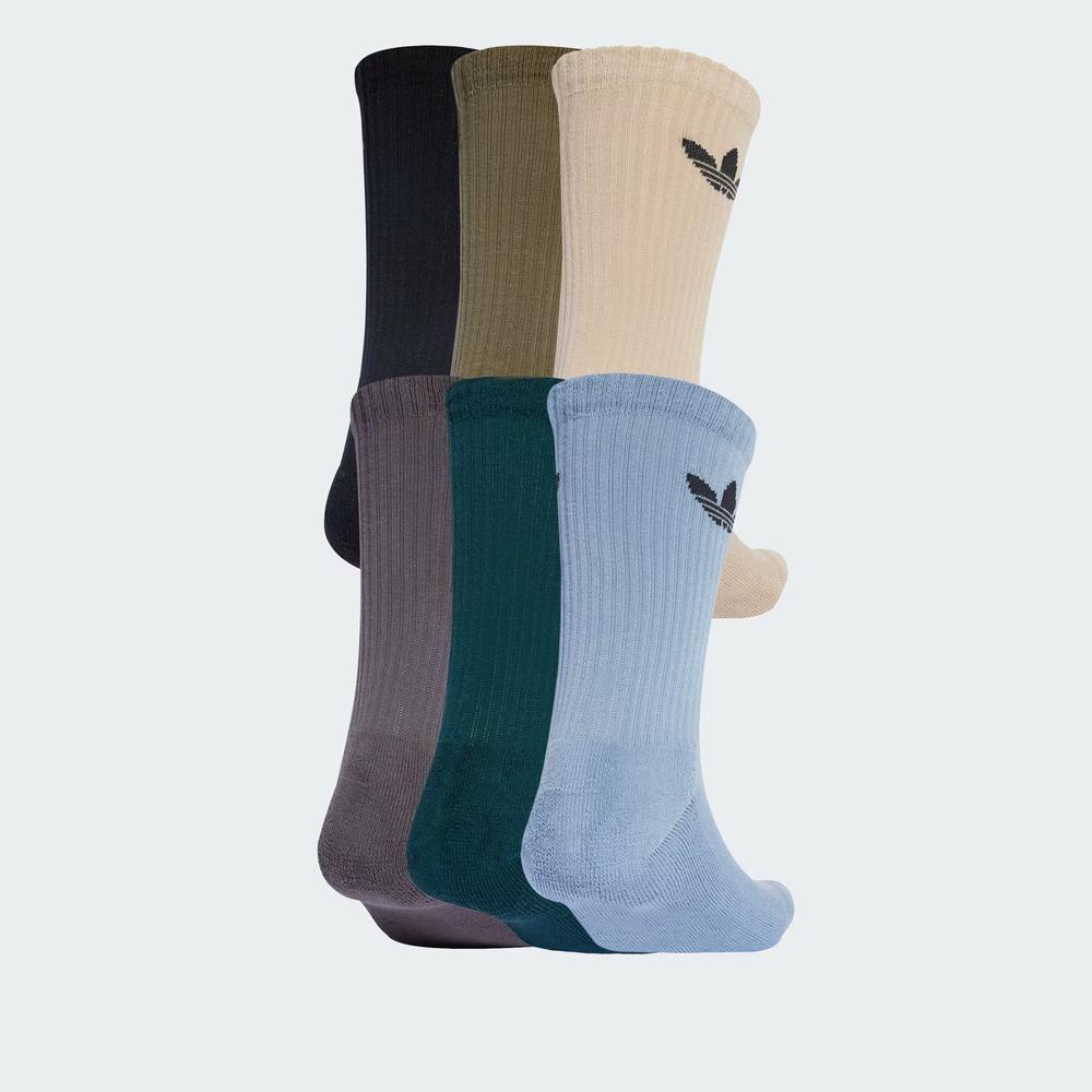 Ponožky adidas Originals Trefoil Cushion Crew Socks 6 Pairs JY2680 - různobarevné