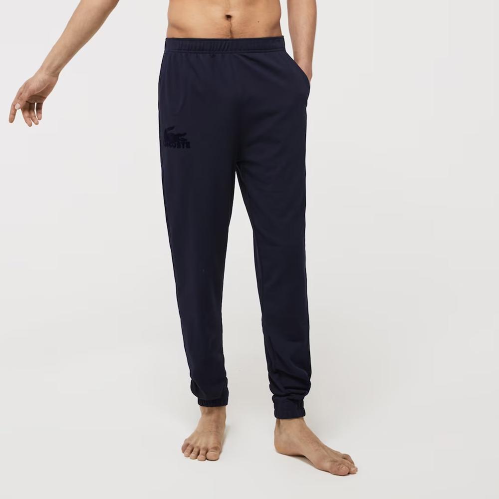 Kalhoty Lacoste Loungewear Shell 3H5422-423 - tmavě modrě