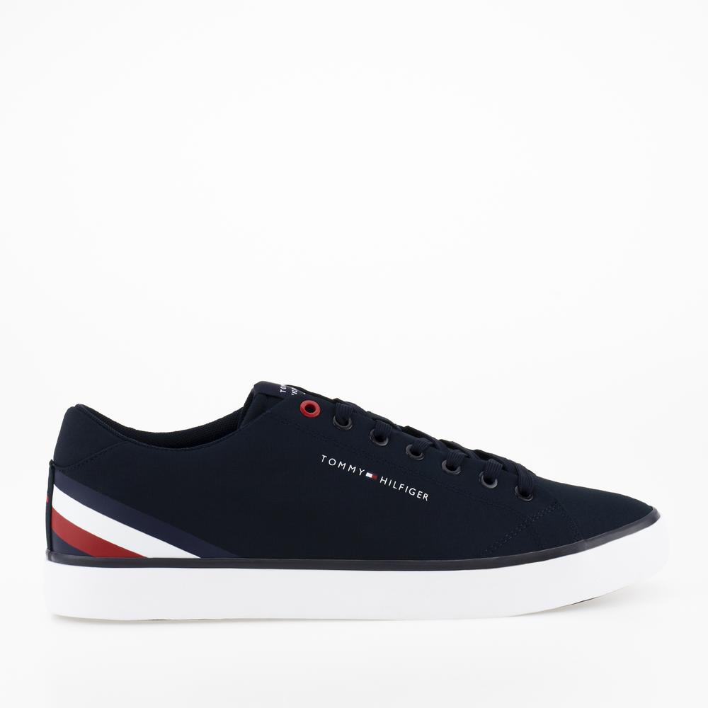Boty Tommy Hilfiger HI Vulc Core Low Stripes FM0FM04735-DW5 - tmavě modrě