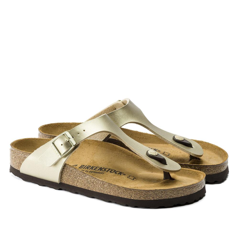 Žabky Birkenstock Gizeh 1016109 - žlaté