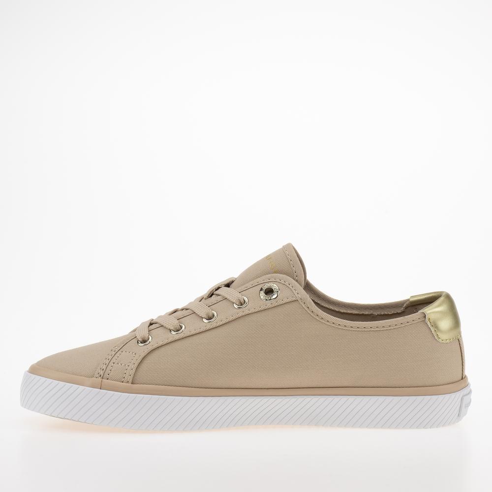 Boty Tommy Hilfiger Metallic Lace-Up FW0FW06957-TRY - oranžové