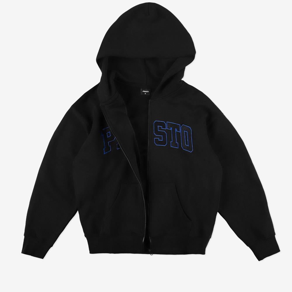 Pánské mikina Prosto Zip Hoodie Axel KL251MSWE2181 - černé