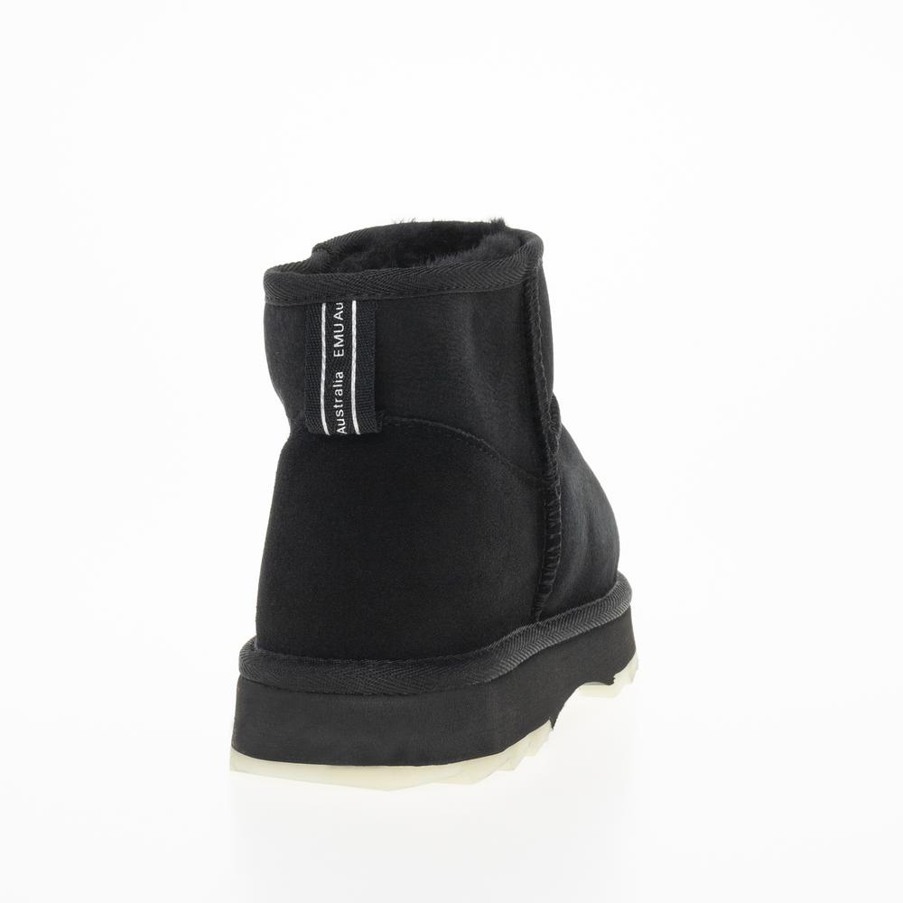Boty Emu Sharky Micro Womens Sheepskin W12548BLAK - černé
