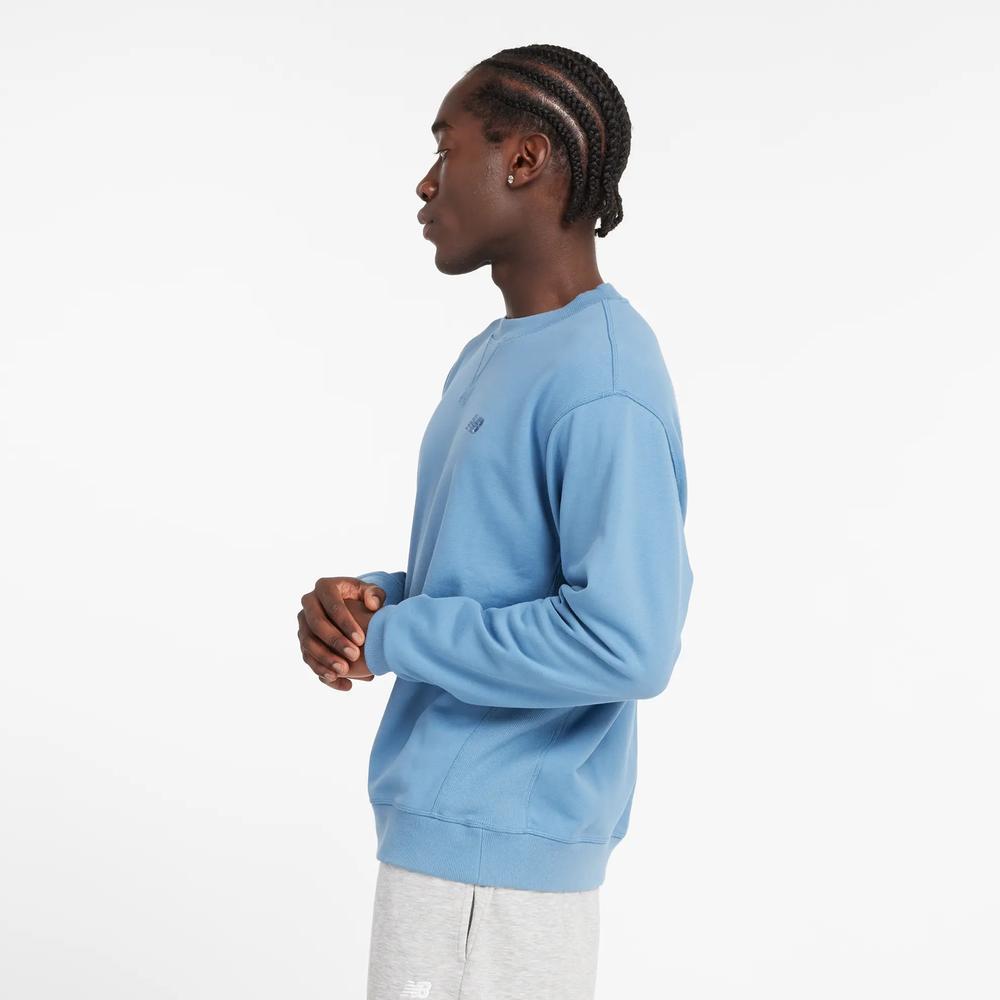 Pánská mikina New Balance MT41506HEB - modré