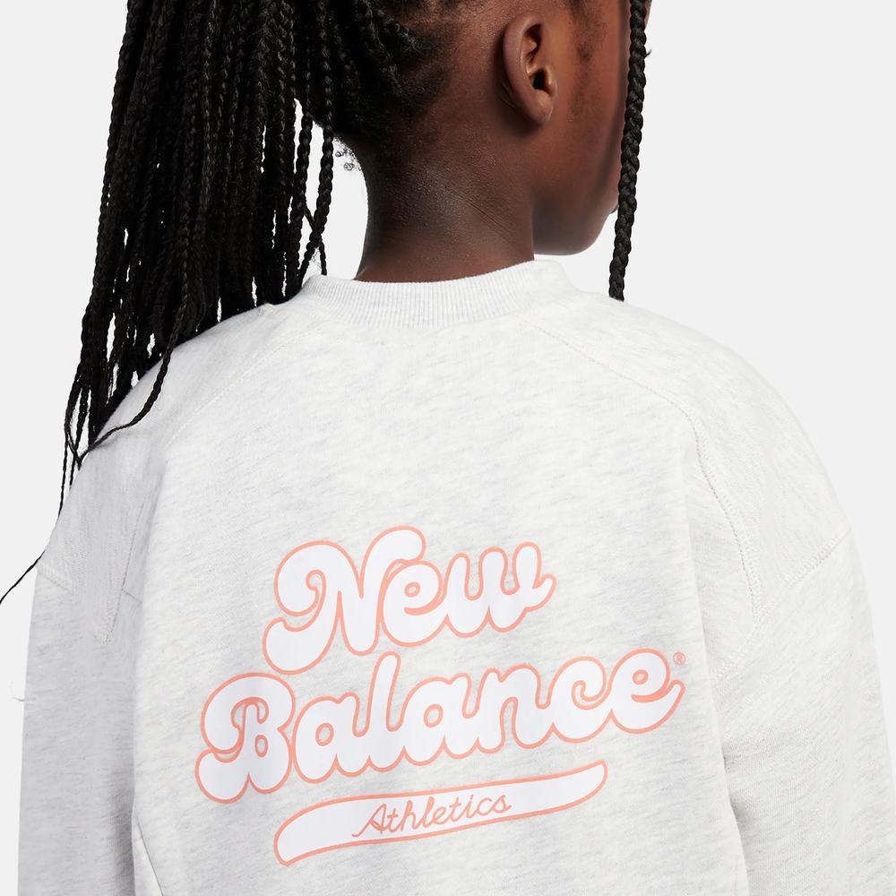 Dětské mikinaNew Balance LAKG0205AHH - šedivé