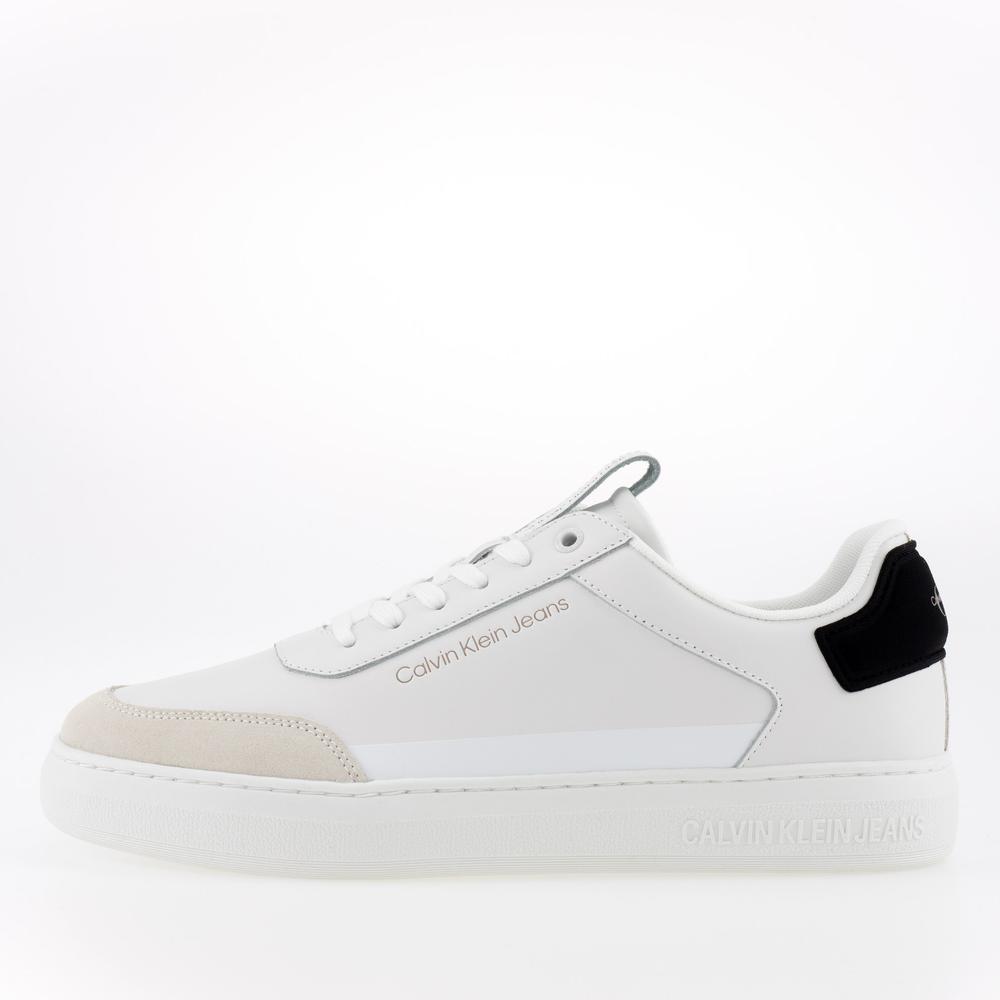 Boty Calvin Klein Casual Cupsole YM0YM00670-0K6 - bílé