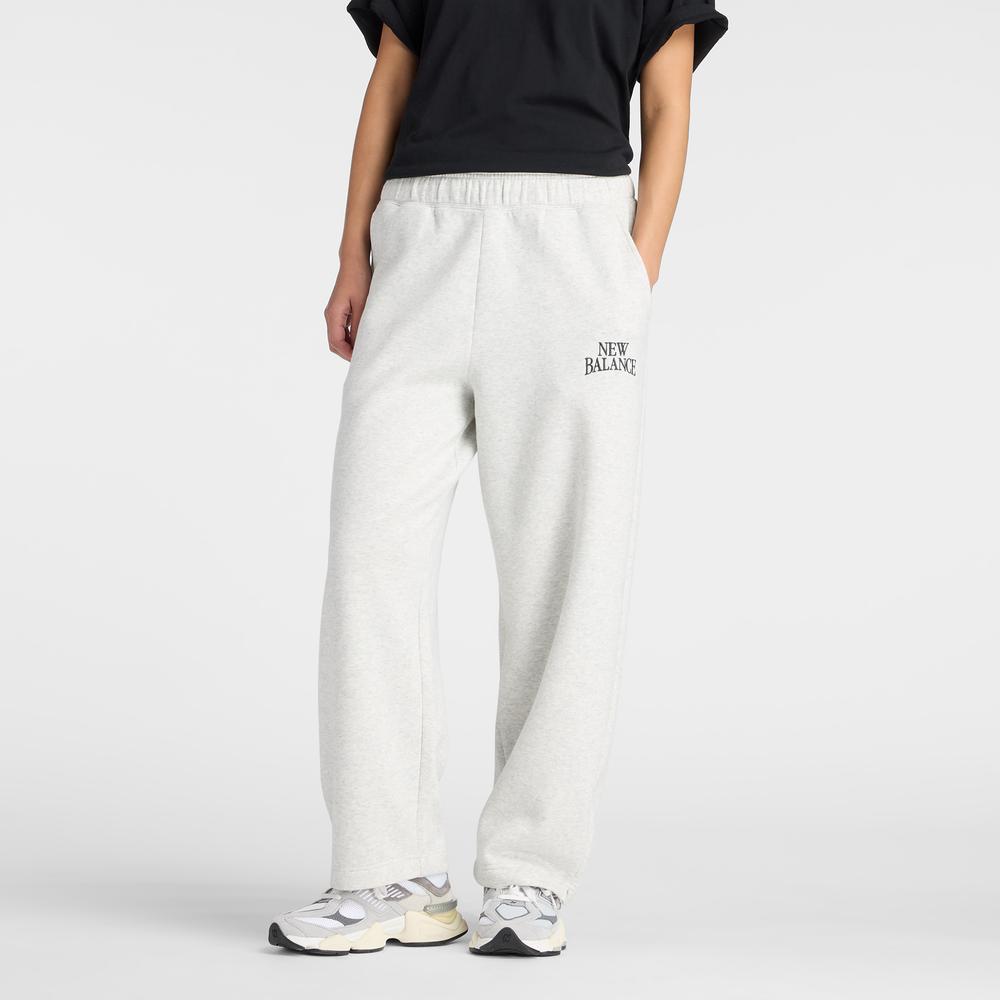 Dámská kalhoty New Balance WB61W1DZAHH - bílé