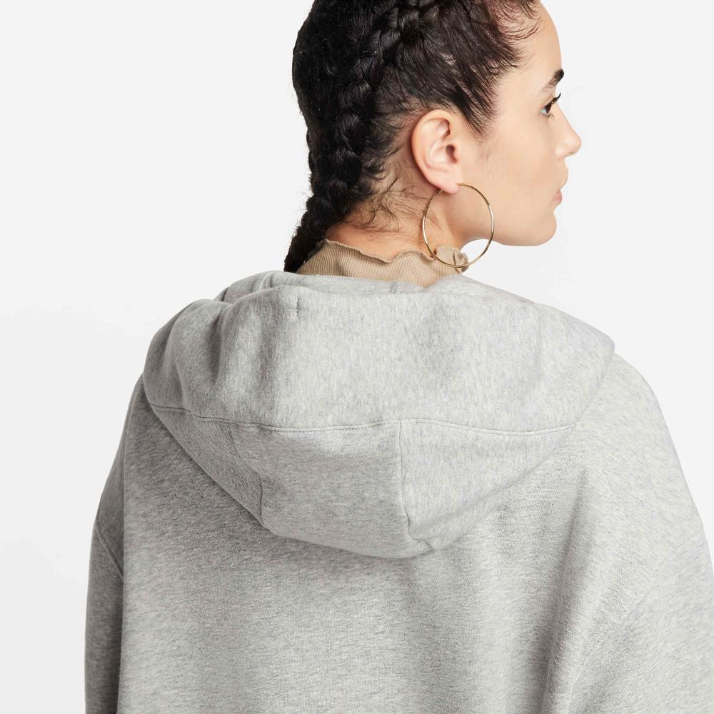 Dámská mikina Nike Sportswear Phoenix Fleece DQ5758-063 - šedivé