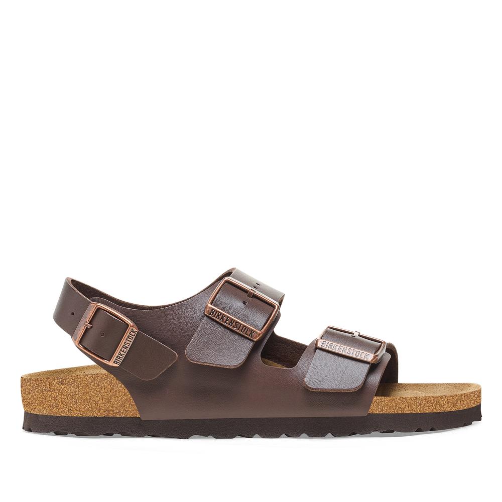 Pánské Žabky Birkenstock Milano BF 34701 - hnědé