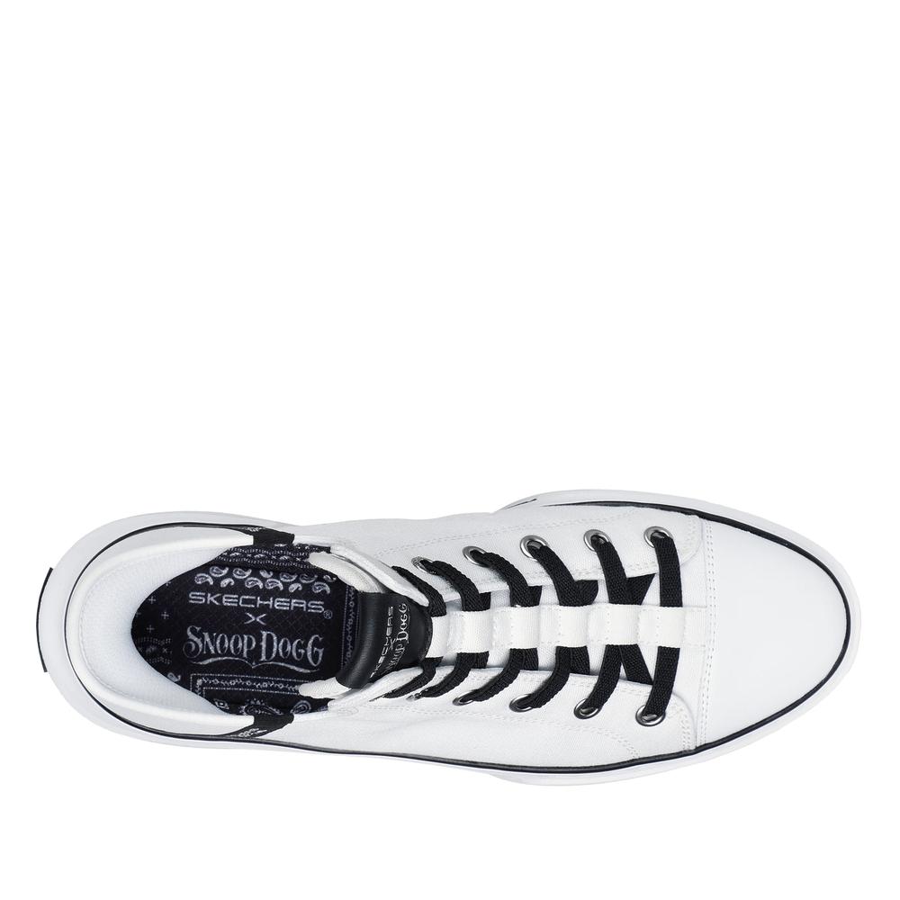Boty Skechers Premium Leather Skechers Slip-ins Snoop One OG 251026WBK - bílé