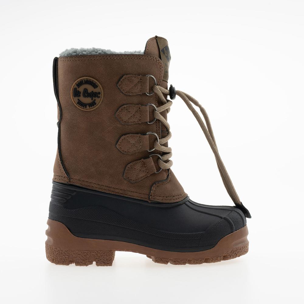 Dětské boty Lee Cooper LCJ-24-44-2842K - hnědé
