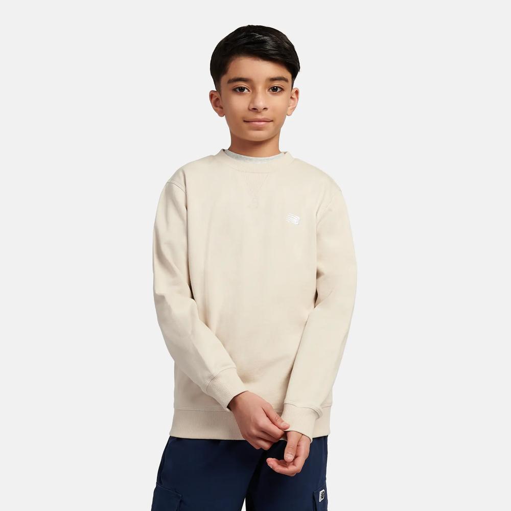 Dětské mikinaNew Balance LAKB0055TWF - béžové