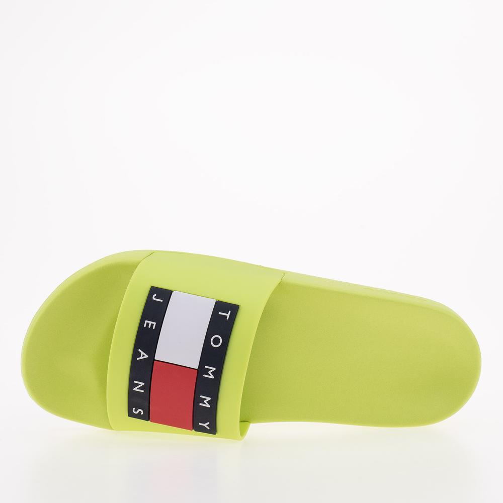 Žabky Tommy Jeans Flag Pool EN0EN02115-MSA - zelené