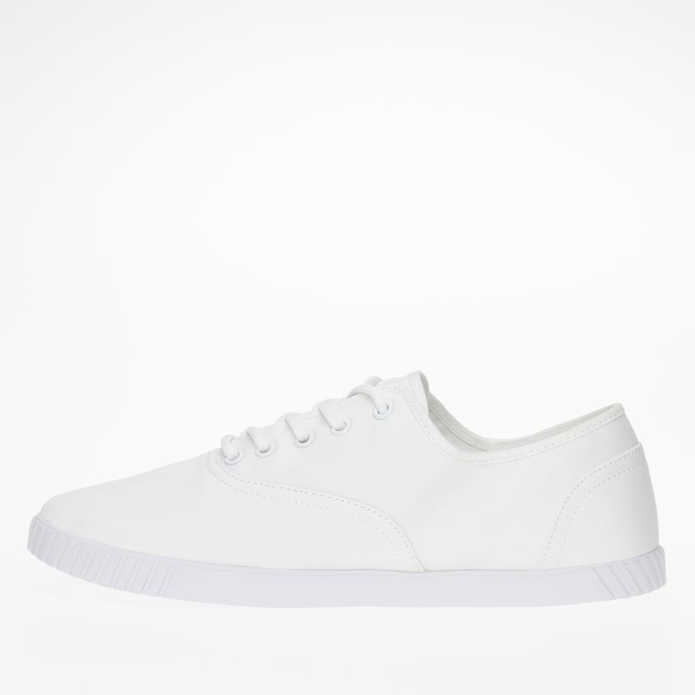 Boty Tommy Hilfiger Canvas Lace Up FW0FW07805-YBS - bílé