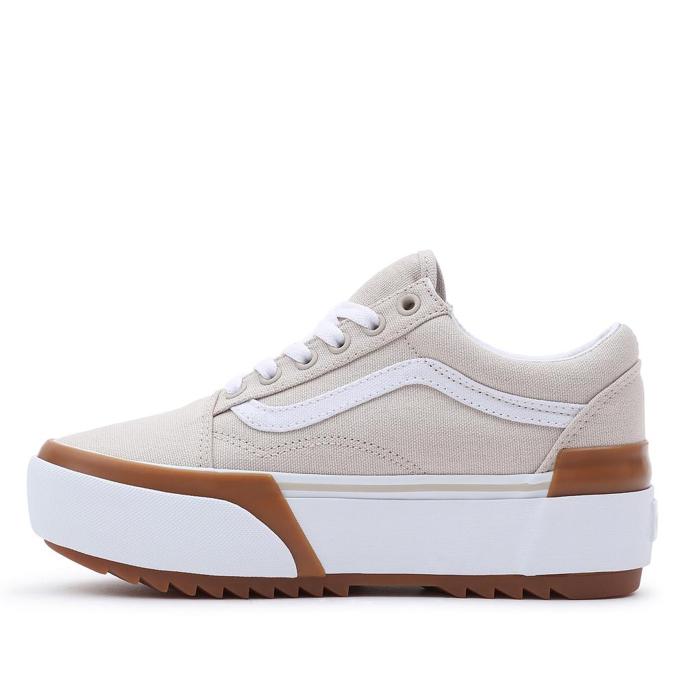 Boty Vans Old Skool Stacked VN0A4U15BLL1 - béžové