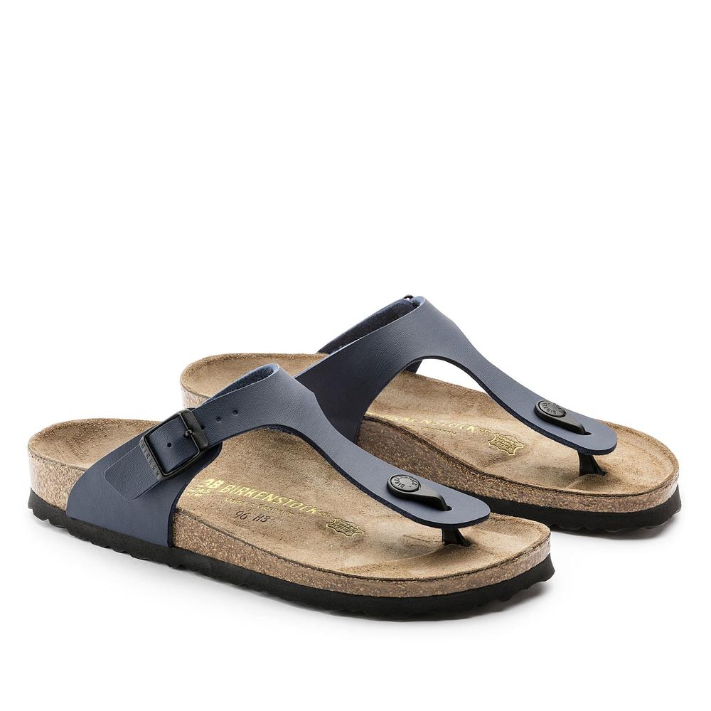 Žabky unisex Birkenstock Gizeh 143621 - tmavě modrě