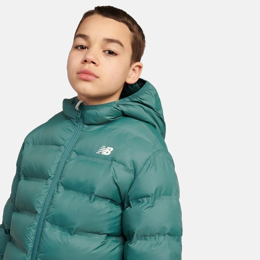 Dětské bunda New Balance LAKB0036NUS - zelené