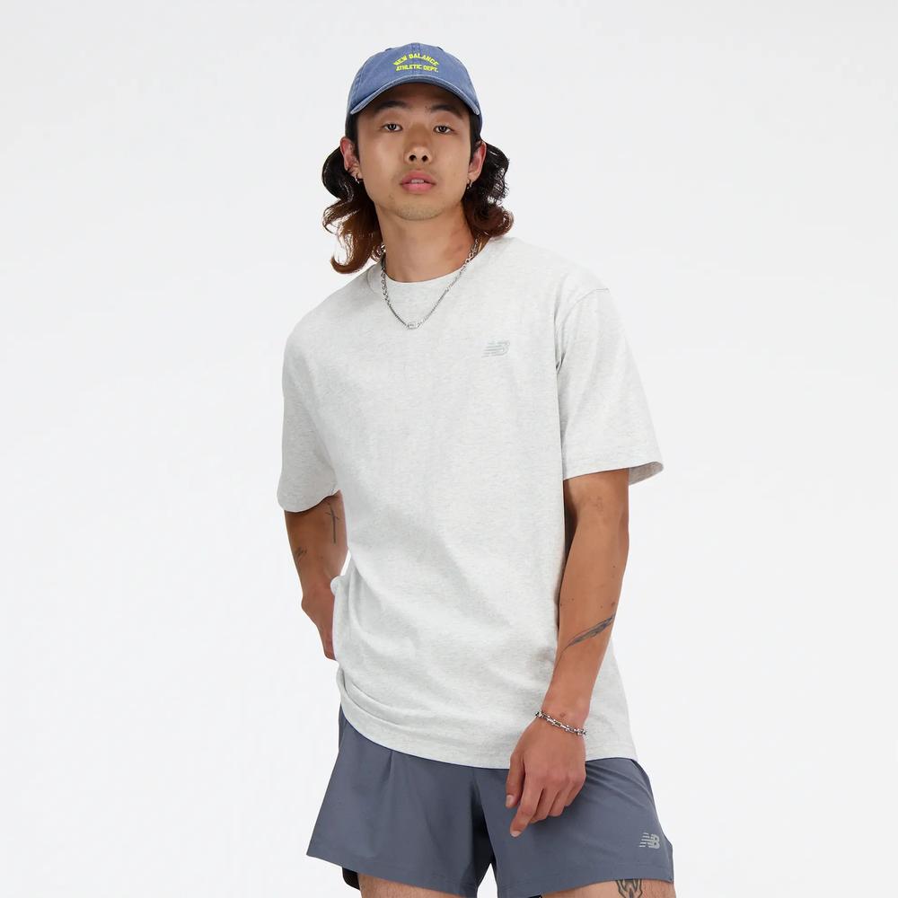 Pánské tričko New Balance MT41533AHH - šedivé