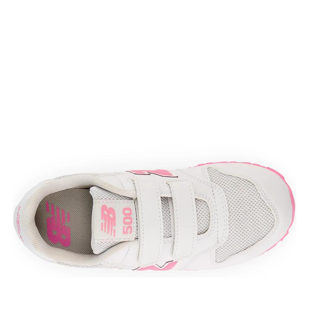 Dětské boty New Balance PV500QP1 - bílé