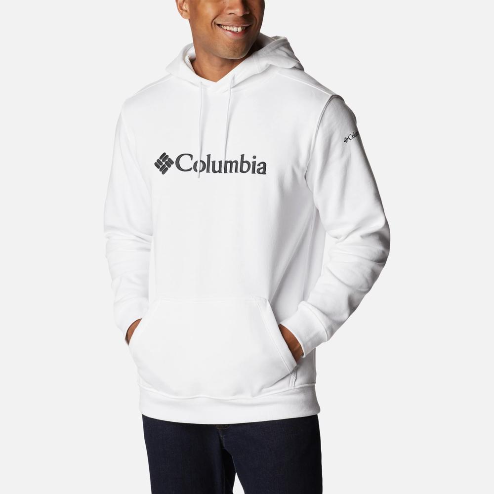 Sportovní mikina Columbia Csc Basic Logo II Hoodie 1681664106 - bílé