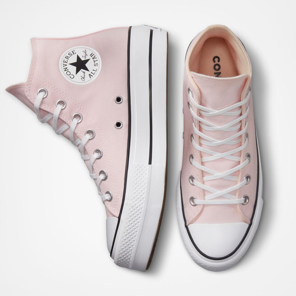 Boty Converse Chuck Taylor All Star Lift Platform Canvas A05135C - růžové
