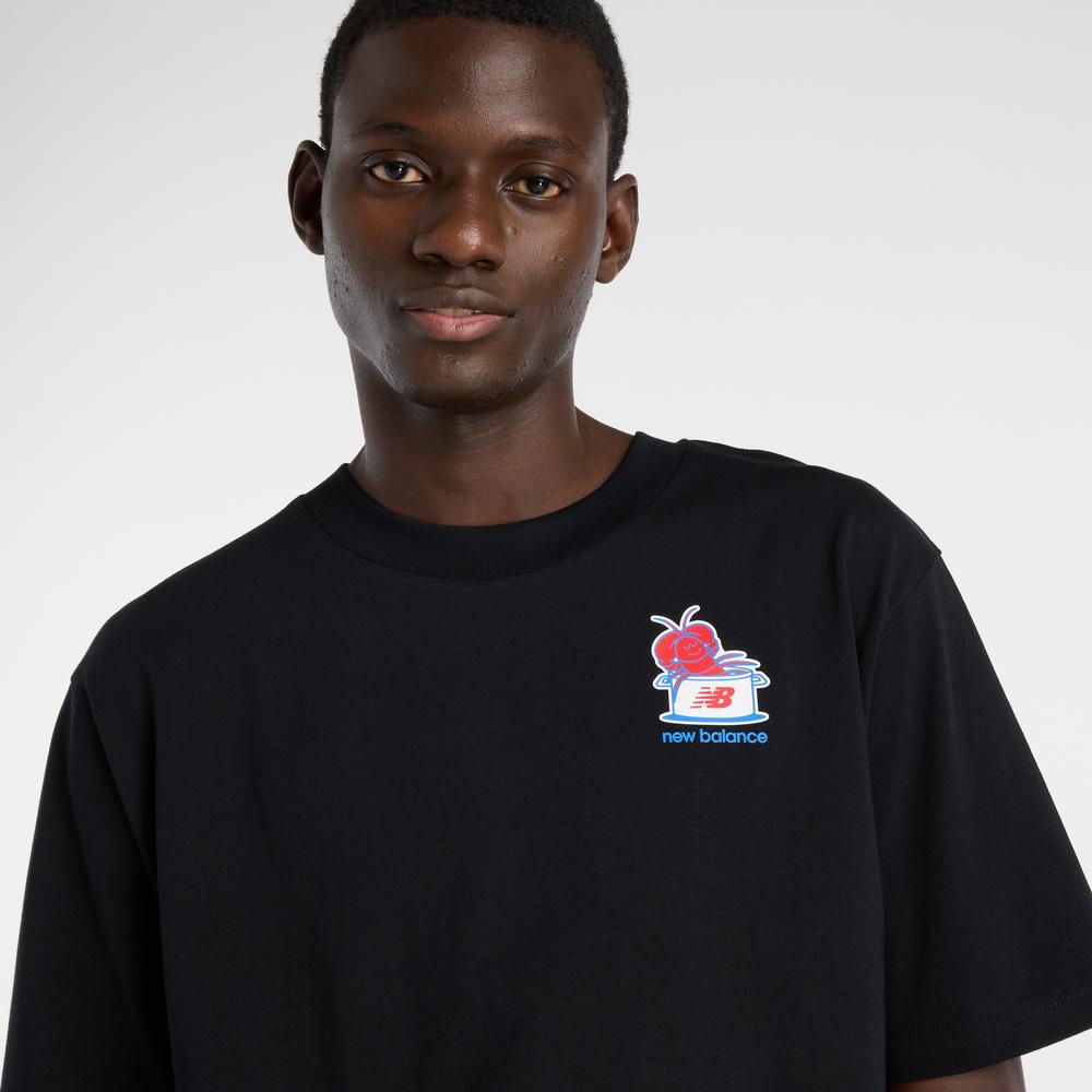 Pánské tričko New Balance MT61Y1F6BK - černé