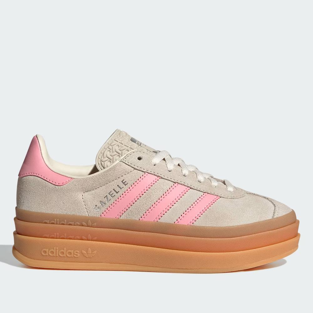 Boty pro mládež adidas Originals Gazelle Bold J JQ7409 - béžové