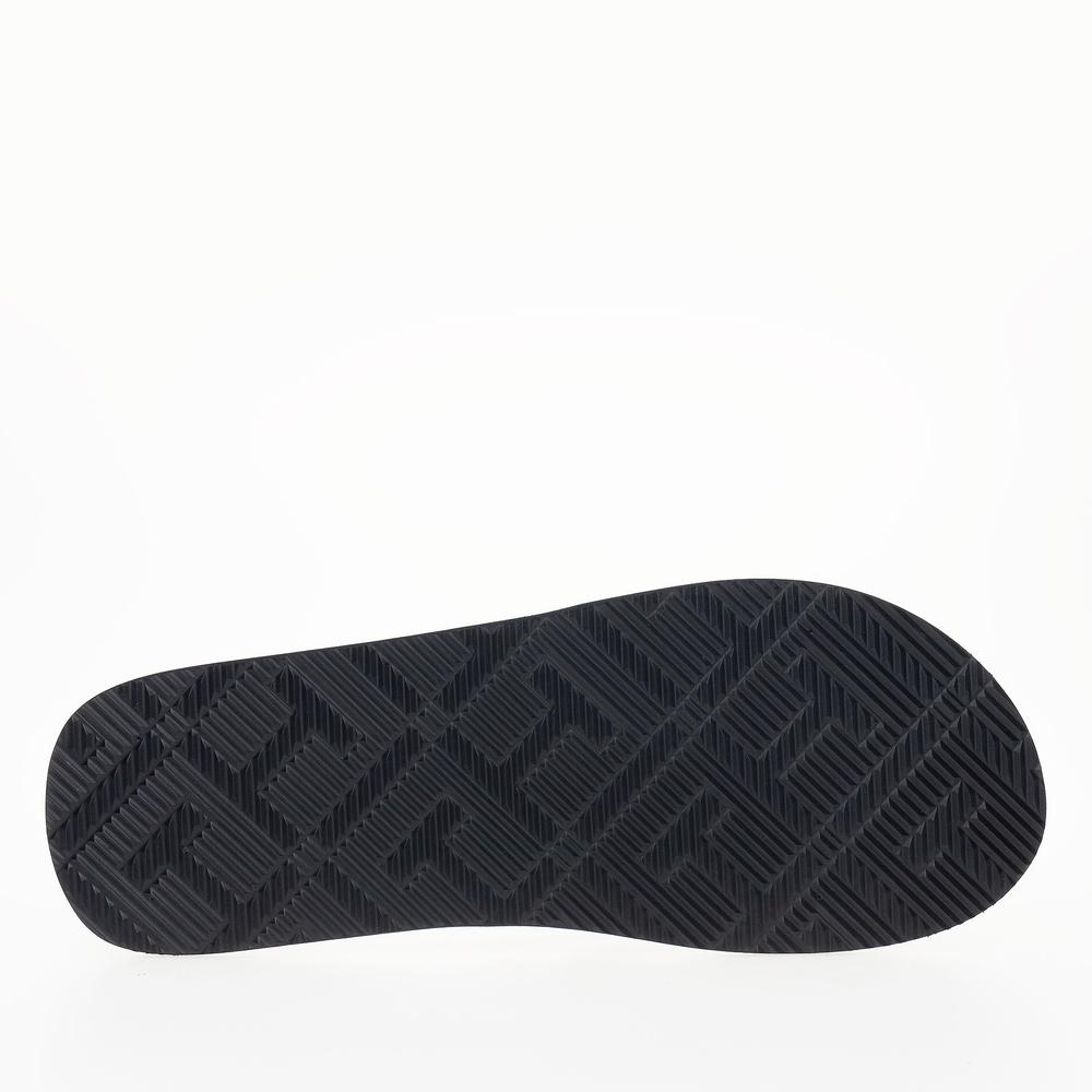 Žabky Tommy Hilfiger Massage Footbed Oly Beach Sandal FM0FM05025-PRT - šedivé