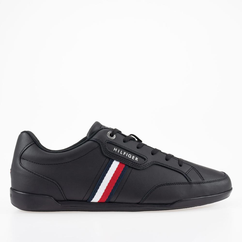 Boty Tommy Hilfiger Classic LO Cupsole Leather FM0FM04277-BDS - černé