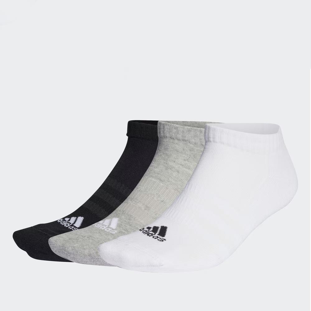 Ponožky unisex adidas Sportswear Think Linear Low-Cut Socks 3 Pairs IC1300 - různobarevné