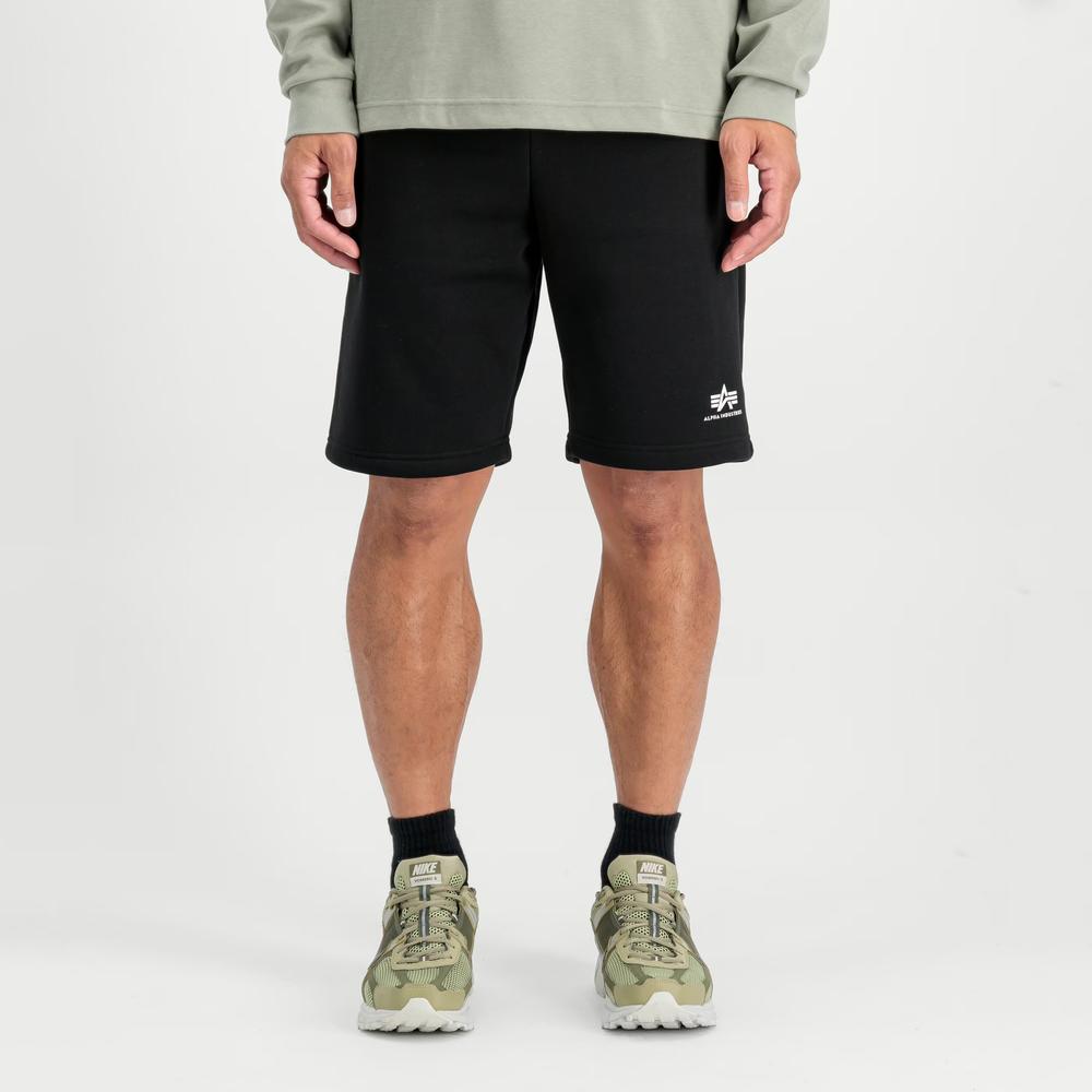 Pánské krátké kalhoty Alpha Industries Small Logo II 15636703 - černé