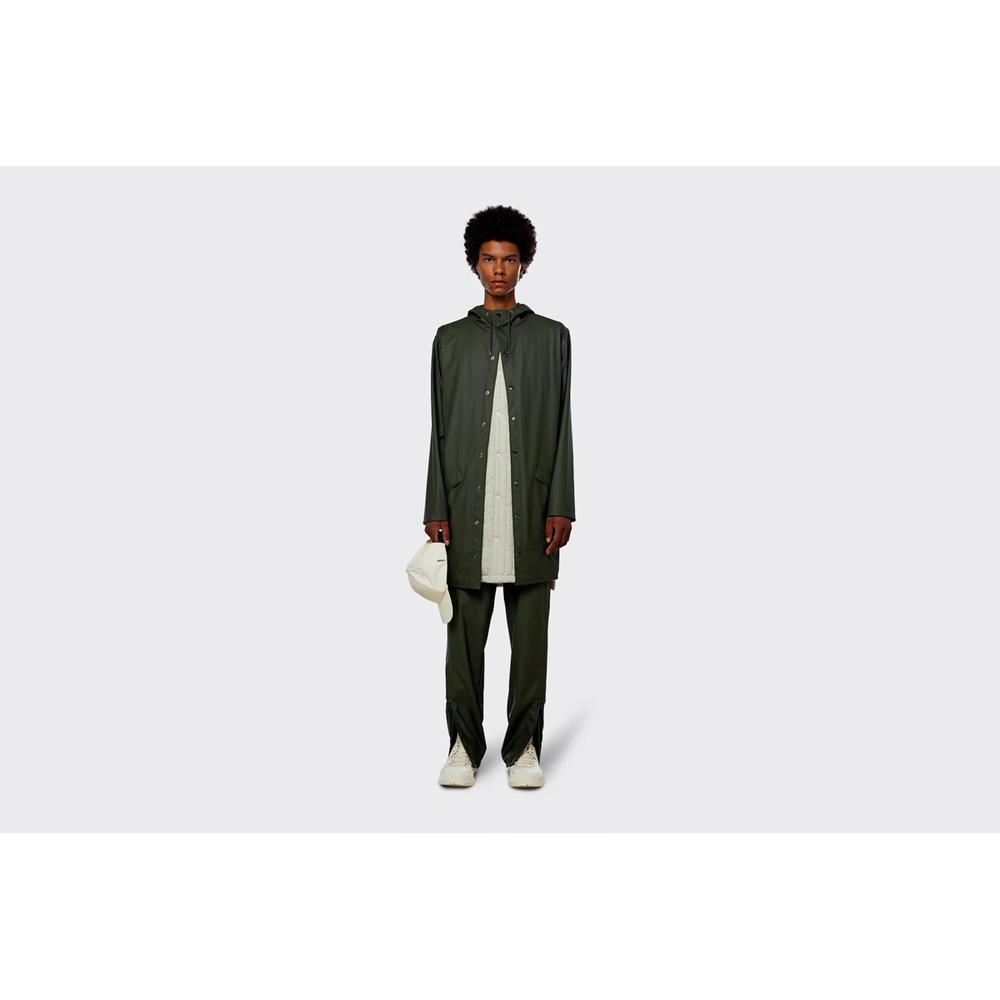 Bunda Rains Long Jacket 12020-03 - zelené