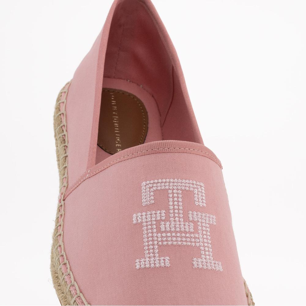 Boty Tommy Hilfiger Embroidered Espadrille FW0FW07101-TQS - růžové