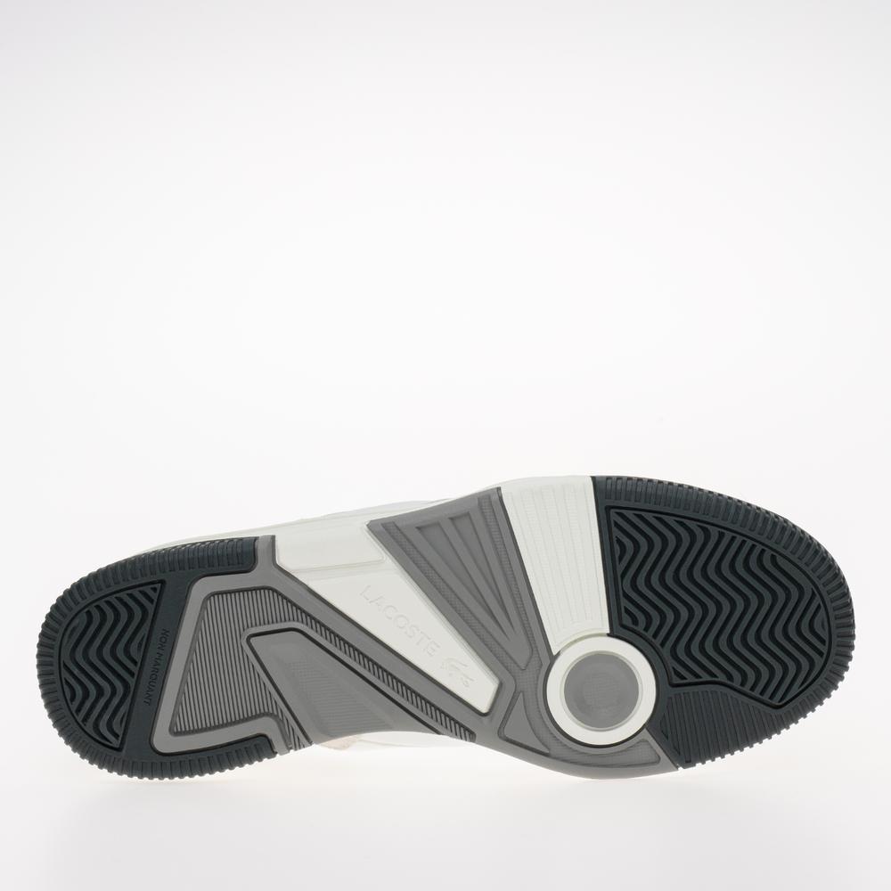 Boty Lacoste Lineshot Mesh Collar Leather Trainers 746SMA0088-1R5 - bílá