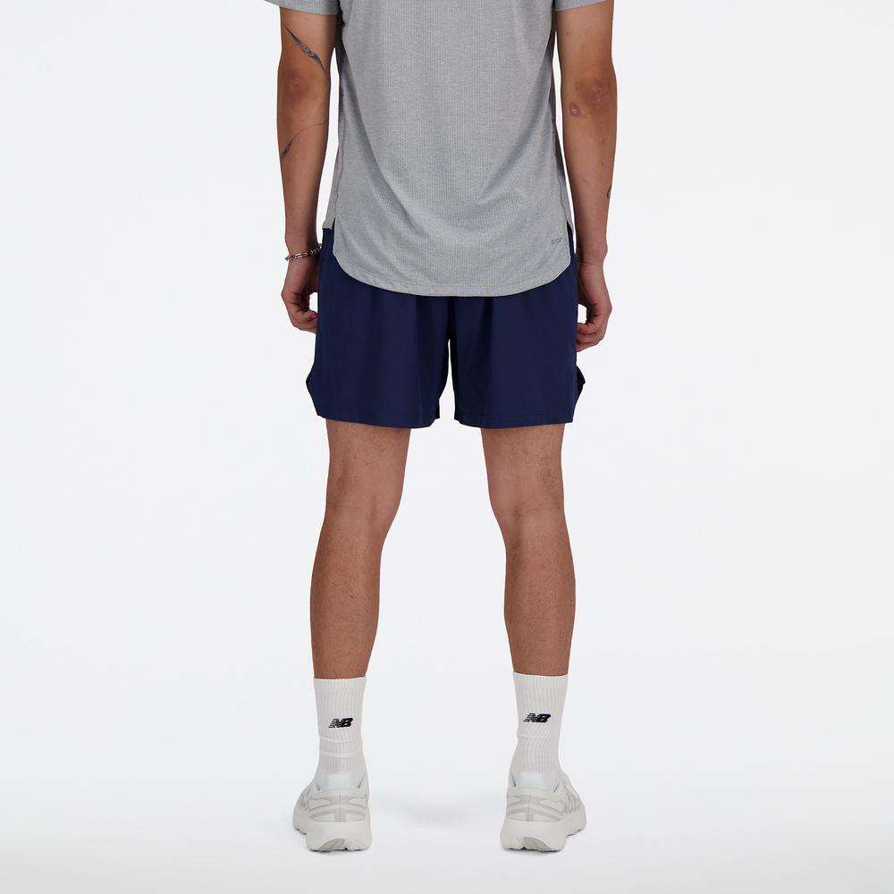 Pánské šortky New Balance MS41283NNY - tmavě modrě