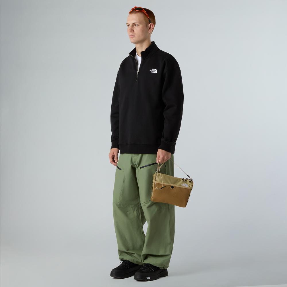 Mikina pánské The North Face Oversize 1/4 Zip Crew 0A8F24JK31 - černé
