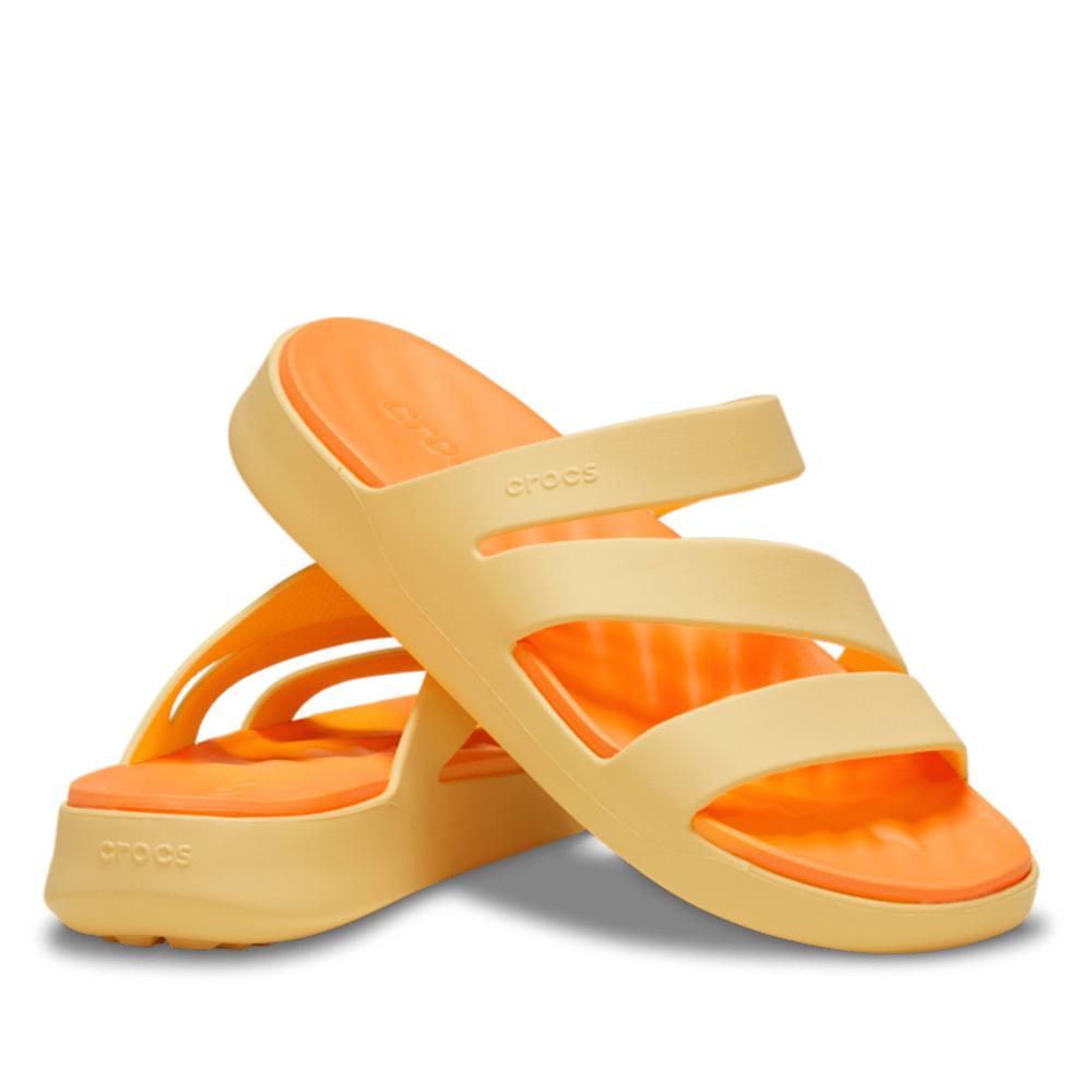 Žabky Crocs Getaway Strappy 209587-78Z - žluté