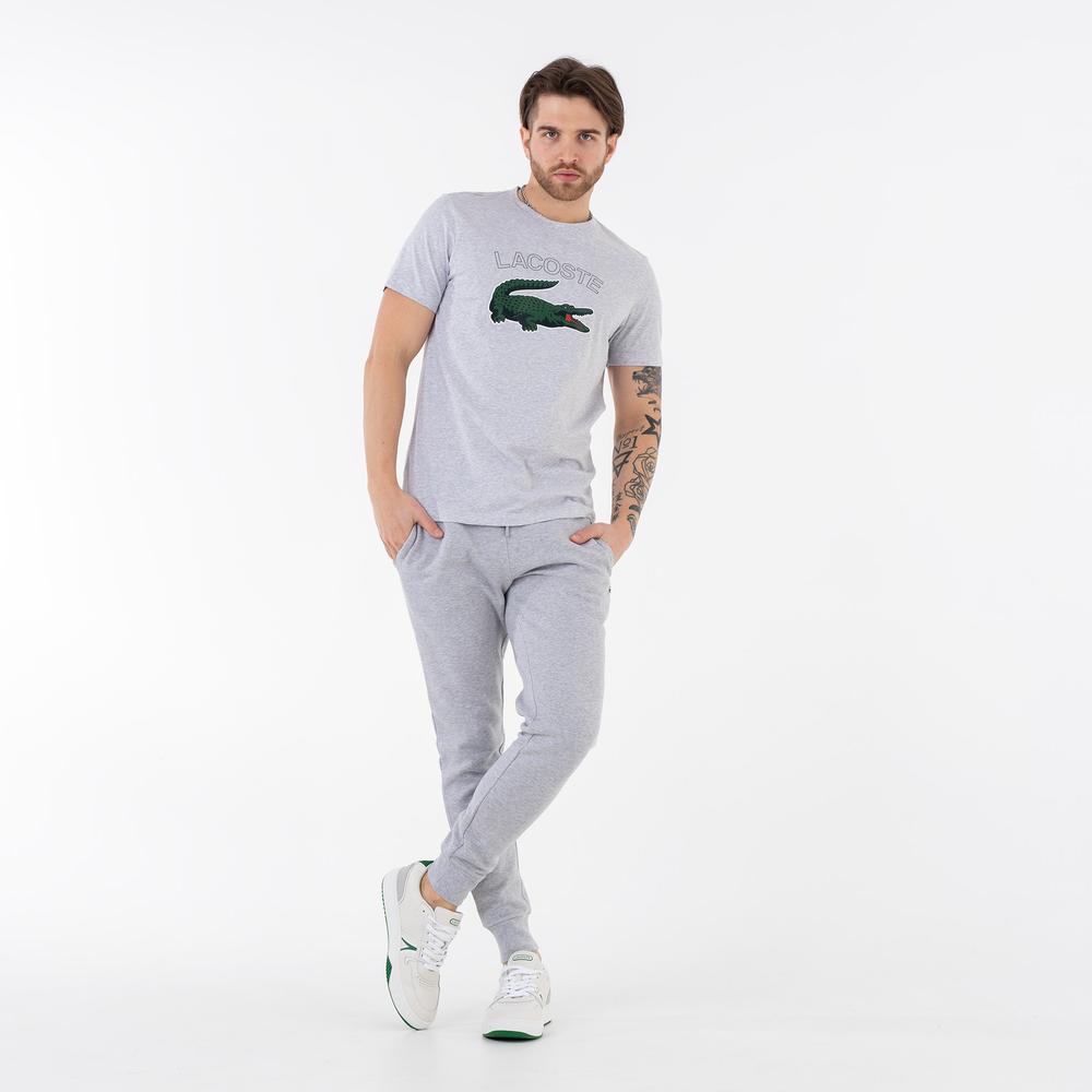 Kalhoty Lacoste Tracksuit Trousers Bottom XH9624-CCA - šedivé
