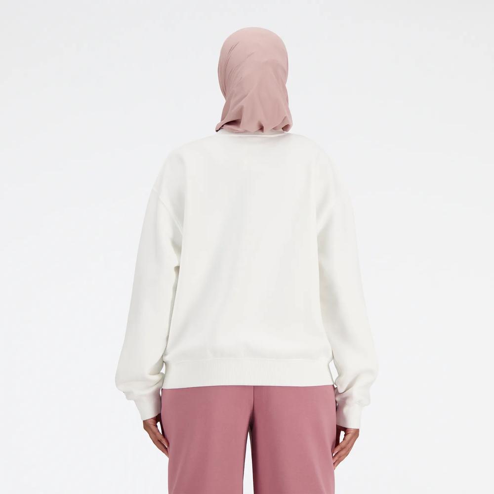 Dámská mikina New Balance WT41517WT - bílé