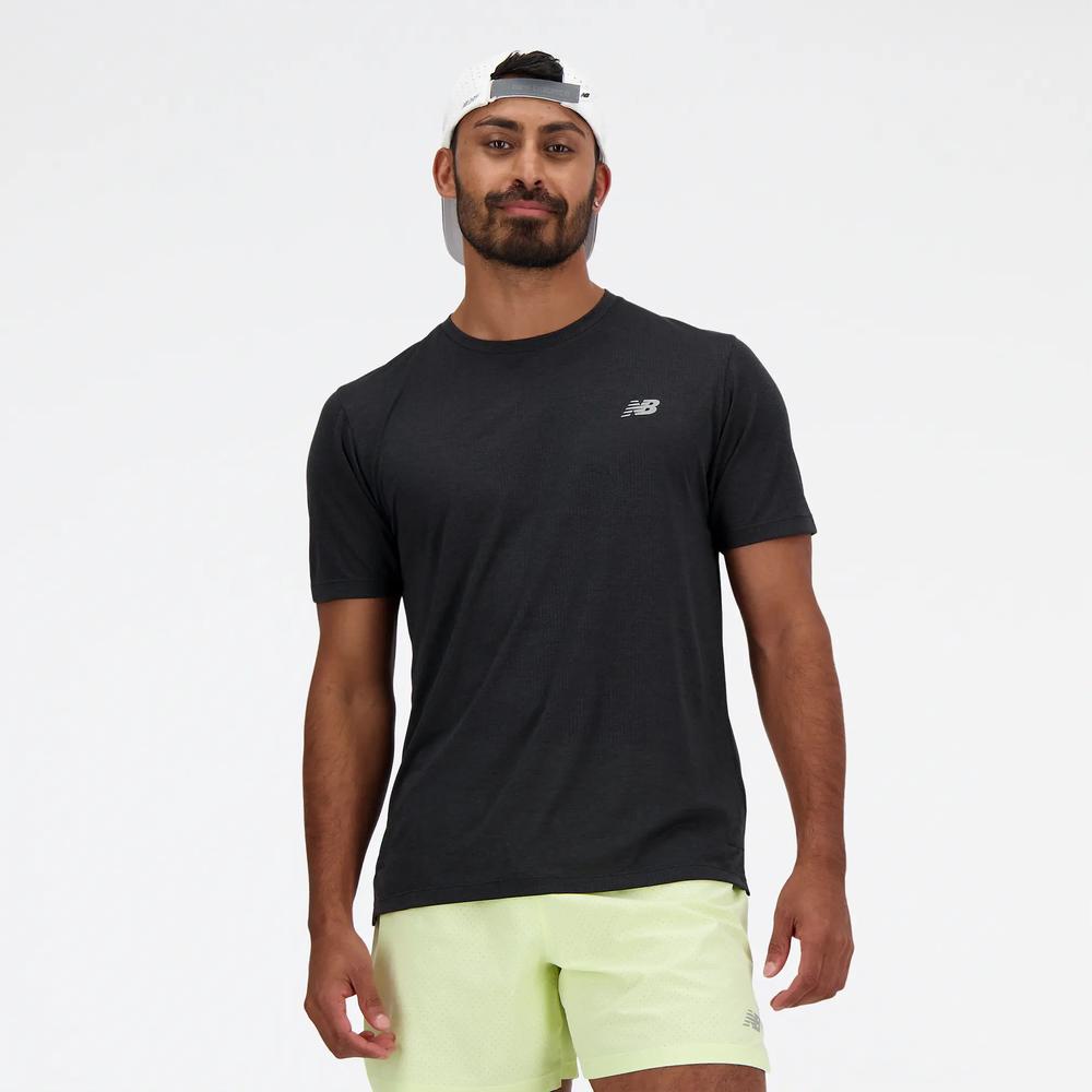 Pánské tričko New Balance MT41253BK - černé